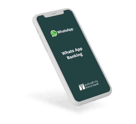 Invest Bank is now on WhatsApp.